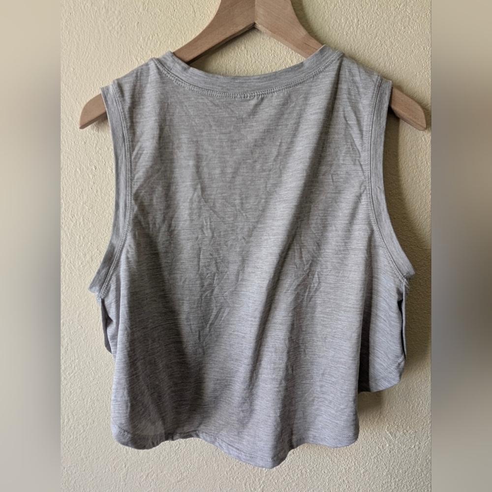 EUC Grey Crop Tank